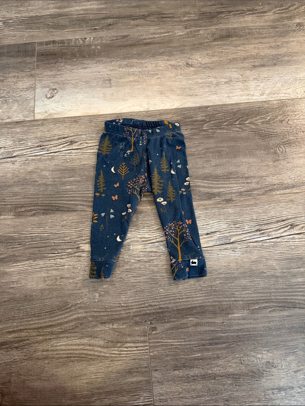Little & Lively Kids Navy Forest Print Jogger Pants
